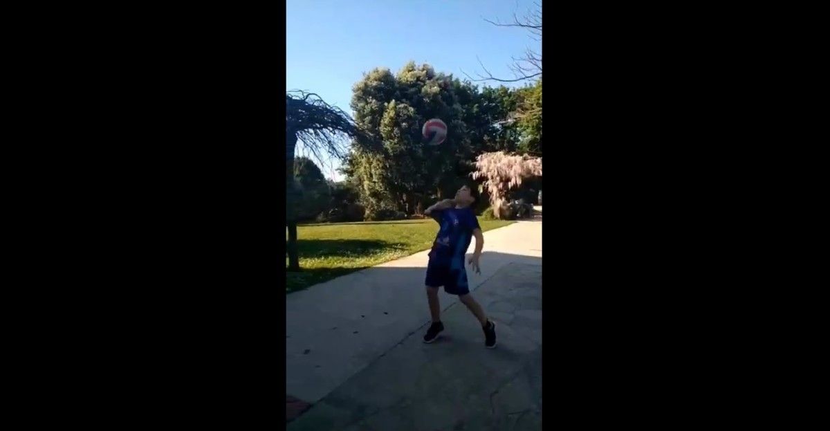 Captura de pantalla do vídeo do Club Voleibol Pontevedra