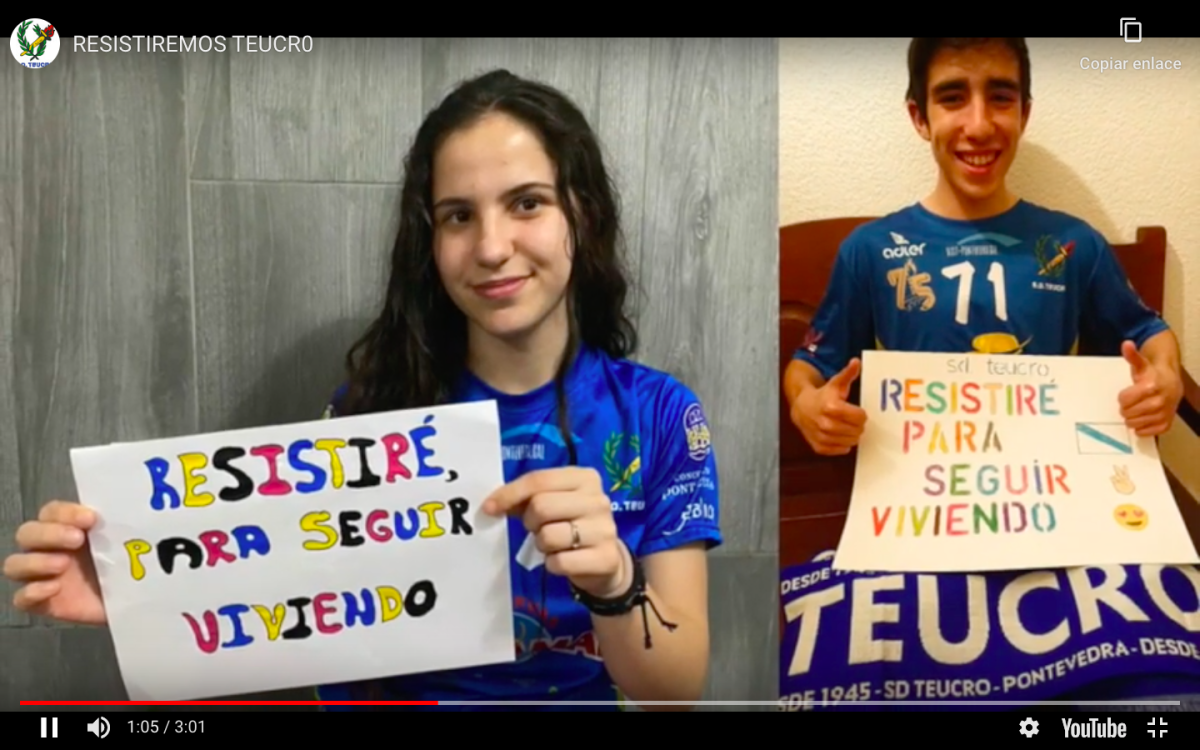 Vídeo protagonizado pola canteira do Teucro
