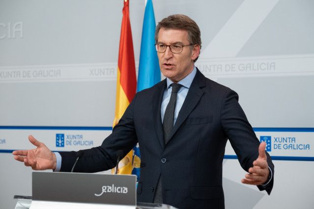 Alberto Núñez Feijóo, presidente de la Xunta de Galicia