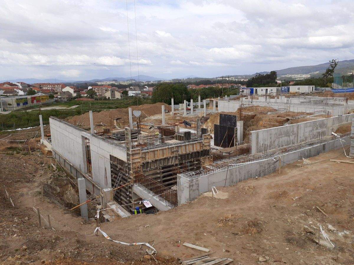 Obras en el colegio del Revel