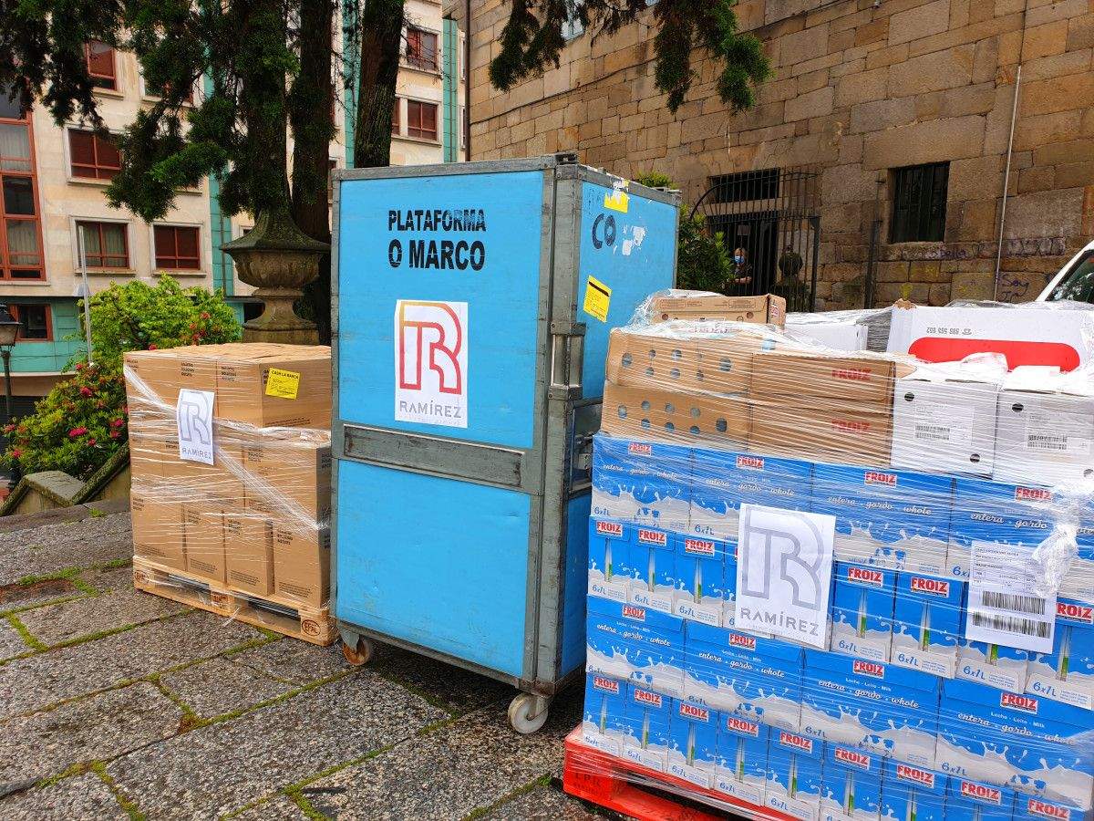 Construcciones Ramírez dona una tonelada de alimentos al Comedor de San Francisco