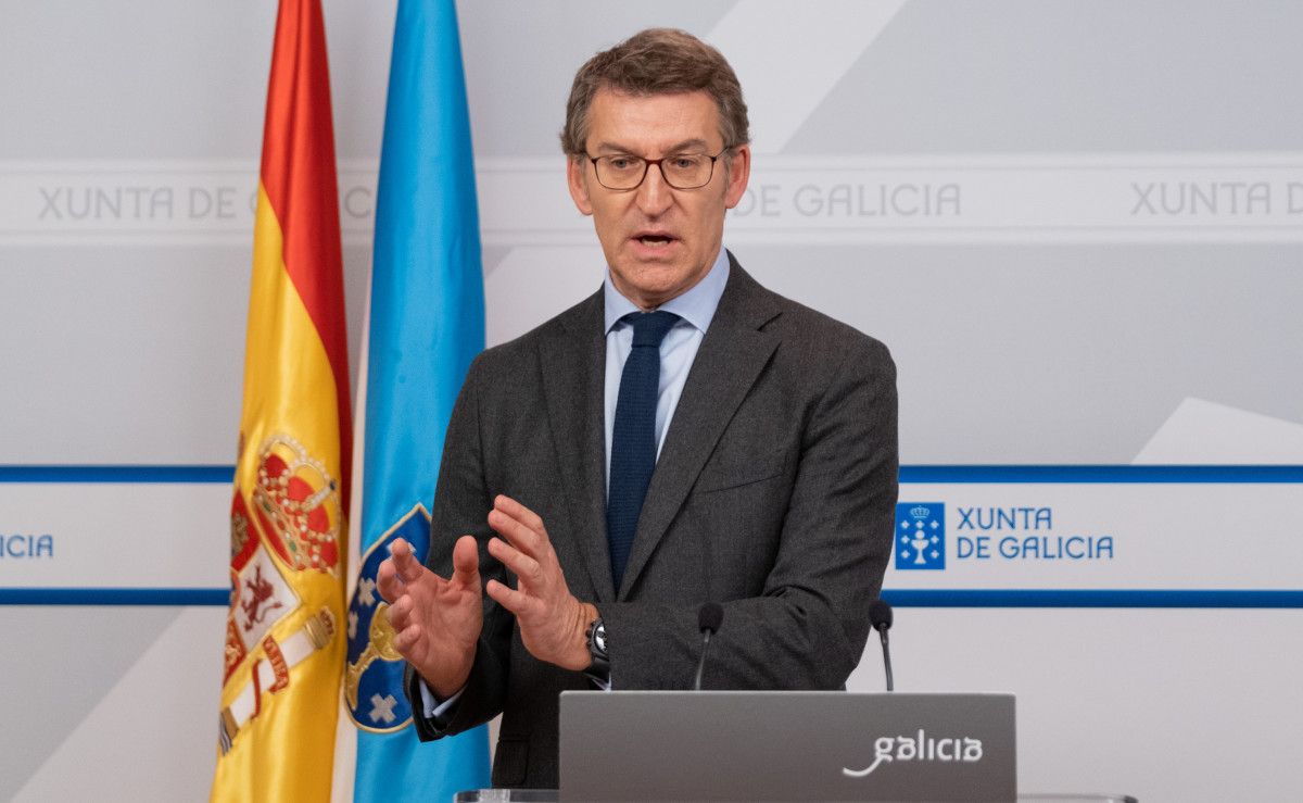 Alberto Núñez Feijóo, presidente de la Xunta de Galicia