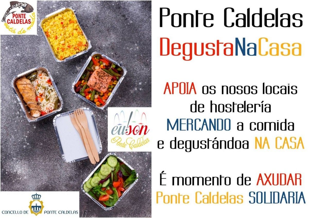 Campaña ‘DegustaNaCasa’ puesta en marcha por el Concello de Ponte Caldelas