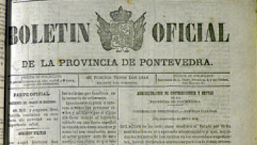 Exemplar do boletín oficial da provincia de 1934