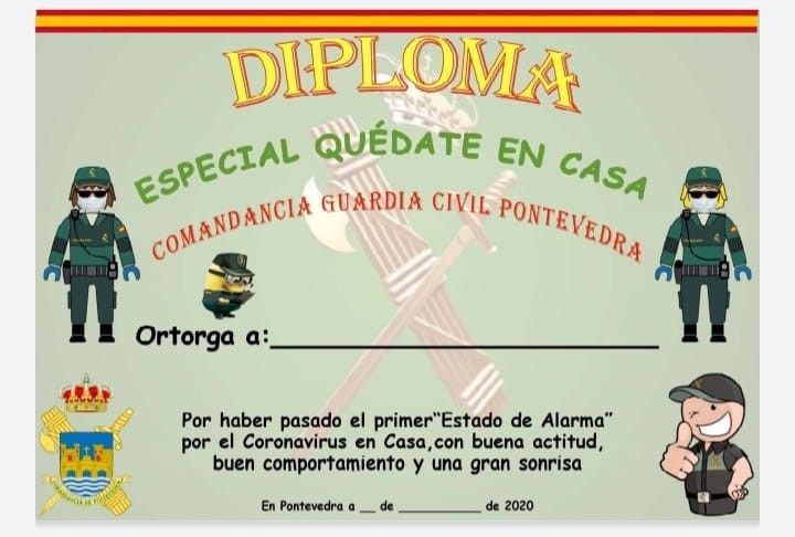 Diploma especial 'Quédate en casa'