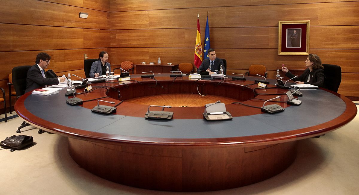 Consejo de Ministros durante el estado de alarma