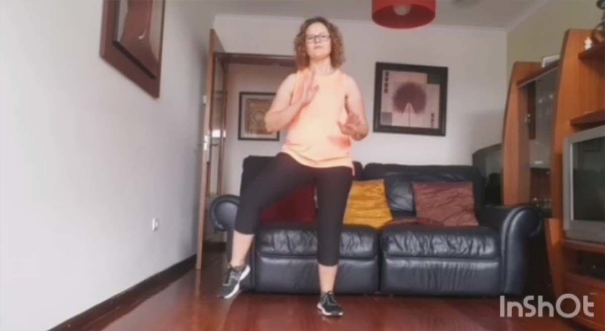 Vídeo de zumba e pilates das mulleres do Burgo
