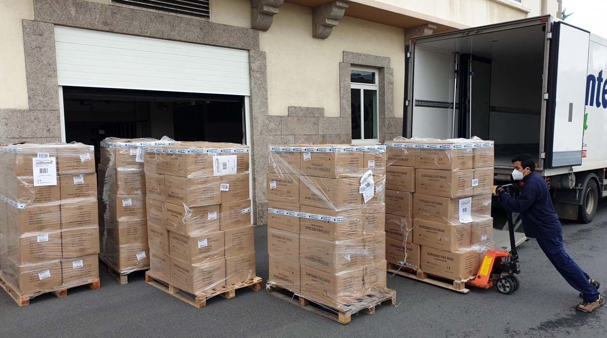 Máscaras que vai distribuír o Goberno