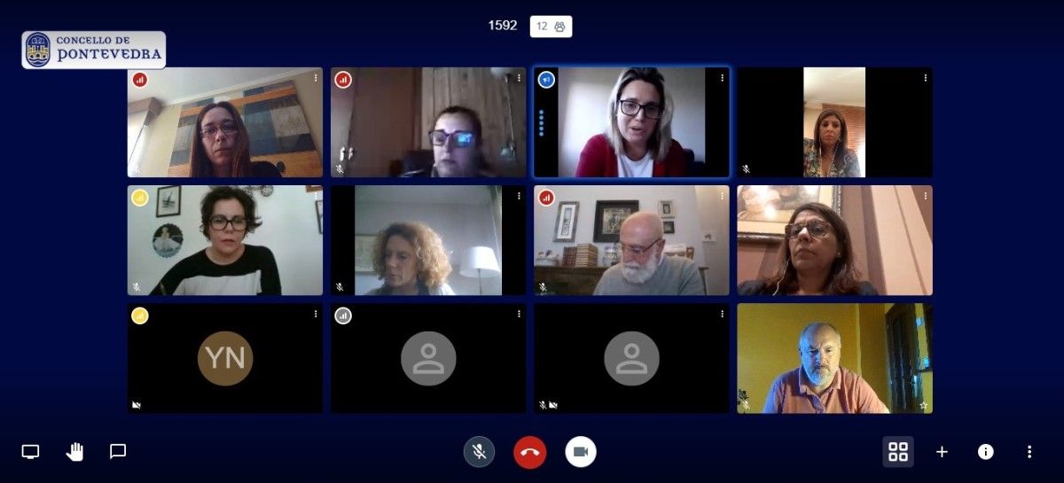 Reunión virtual con representantes do sector turístico local