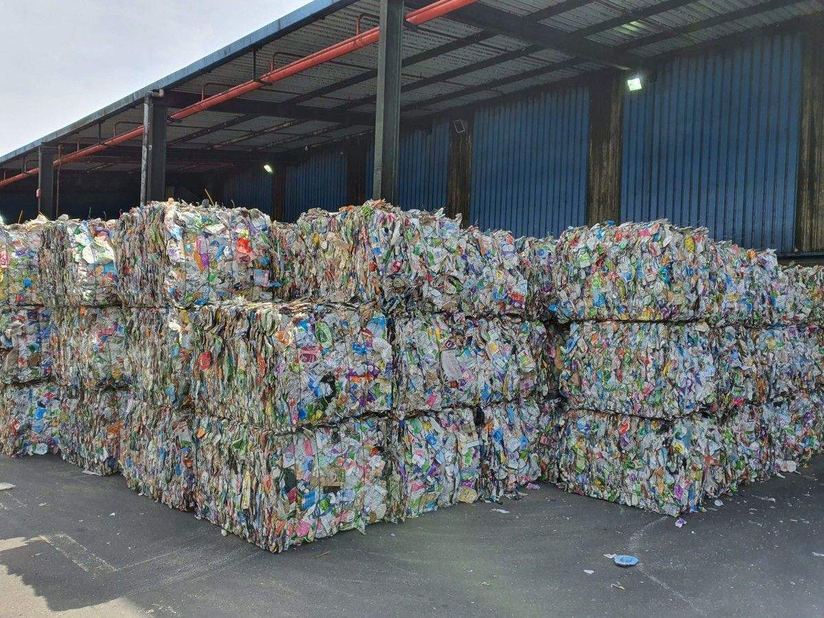 Basura tratada en el Complejo Medioambiental de Sogama