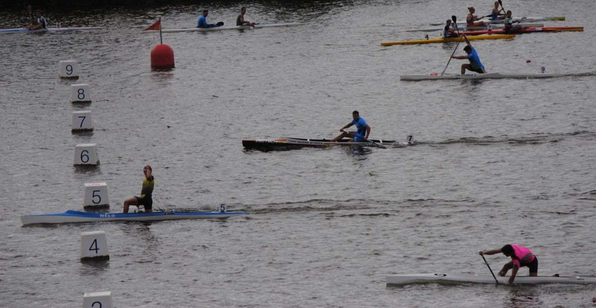 Adrián Sieiro se impone en Trasona en el C-1 500 del Campeonato de España 