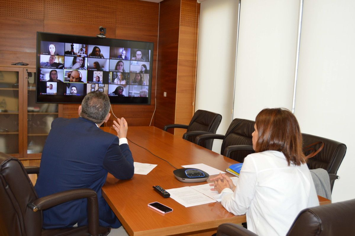 Videoconferencia de calidade educativa en Sanxenxo