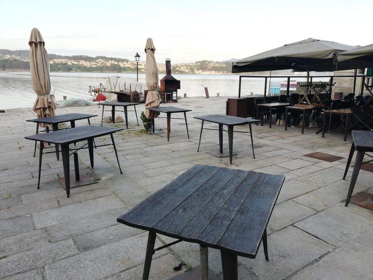 Terraza en Combarro