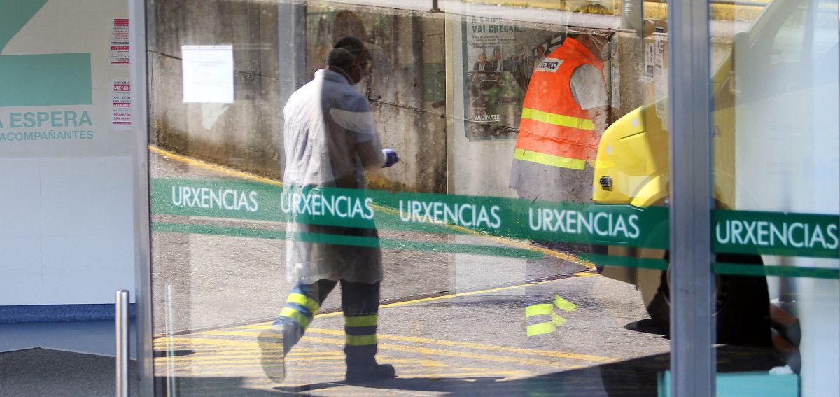 Servizo de Urxencias do Hospital Montecelo durante la crisis sanitaria do coronavirus