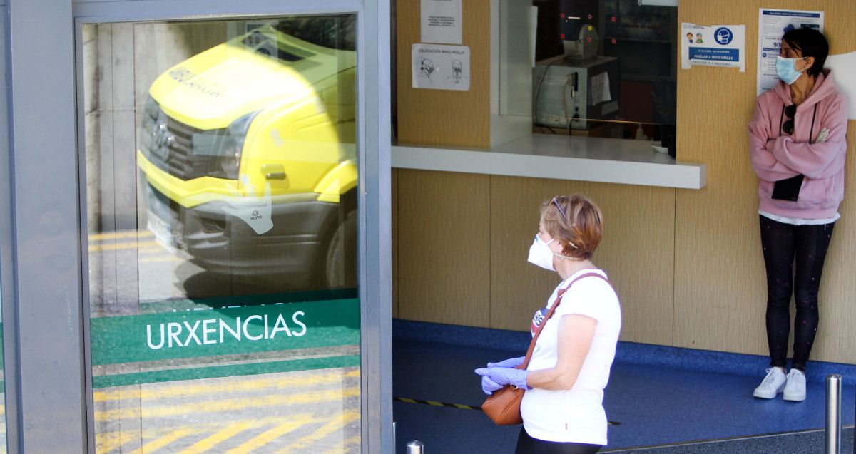 Servizo de Urxencias do Hospital Montecelo durante la crisis sanitaria do coronavirus