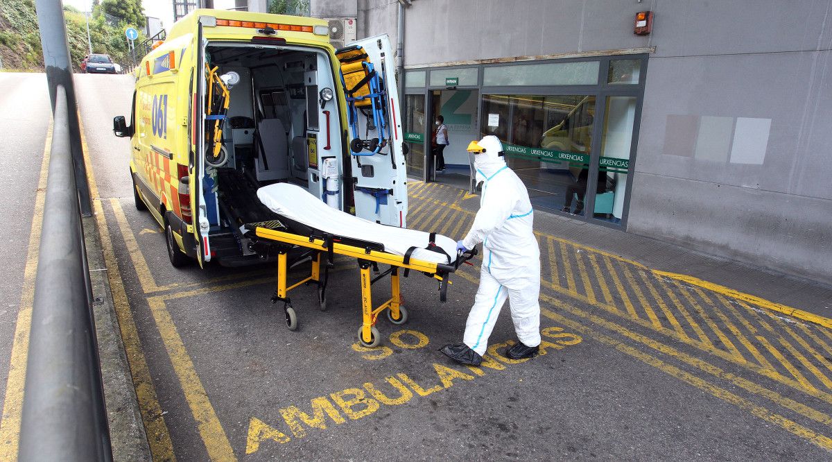 Servizo de Urxencias do Hospital Montecelo durante la crisis sanitaria do coronavirus