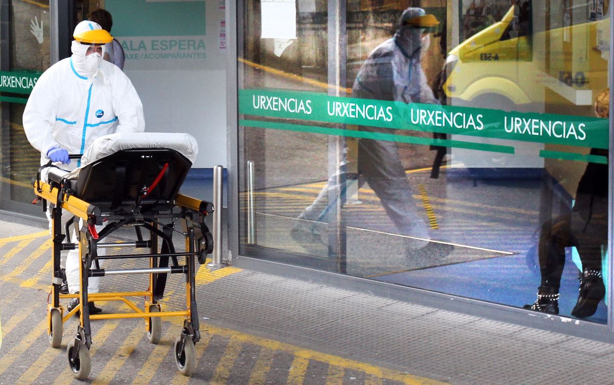 Servicio de Urgencias del Hospital Montecelo durante la crisis sanitaria del coronavirus