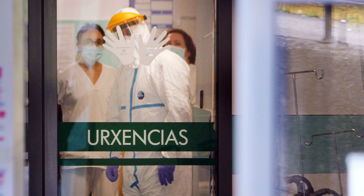 Servizo de Urxencias do Hospital Montecelo durante la crisis sanitaria do coronavirus