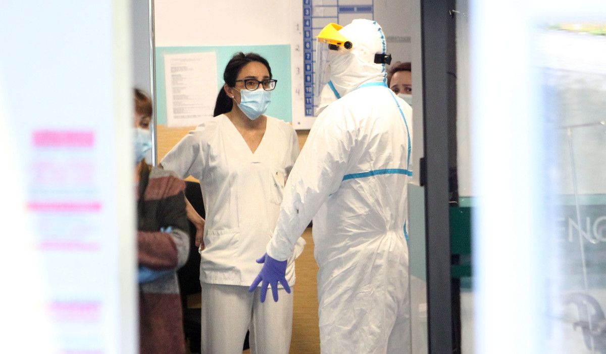 Servizo de Urxencias do Hospital Montecelo durante la crisis sanitaria do coronavirus