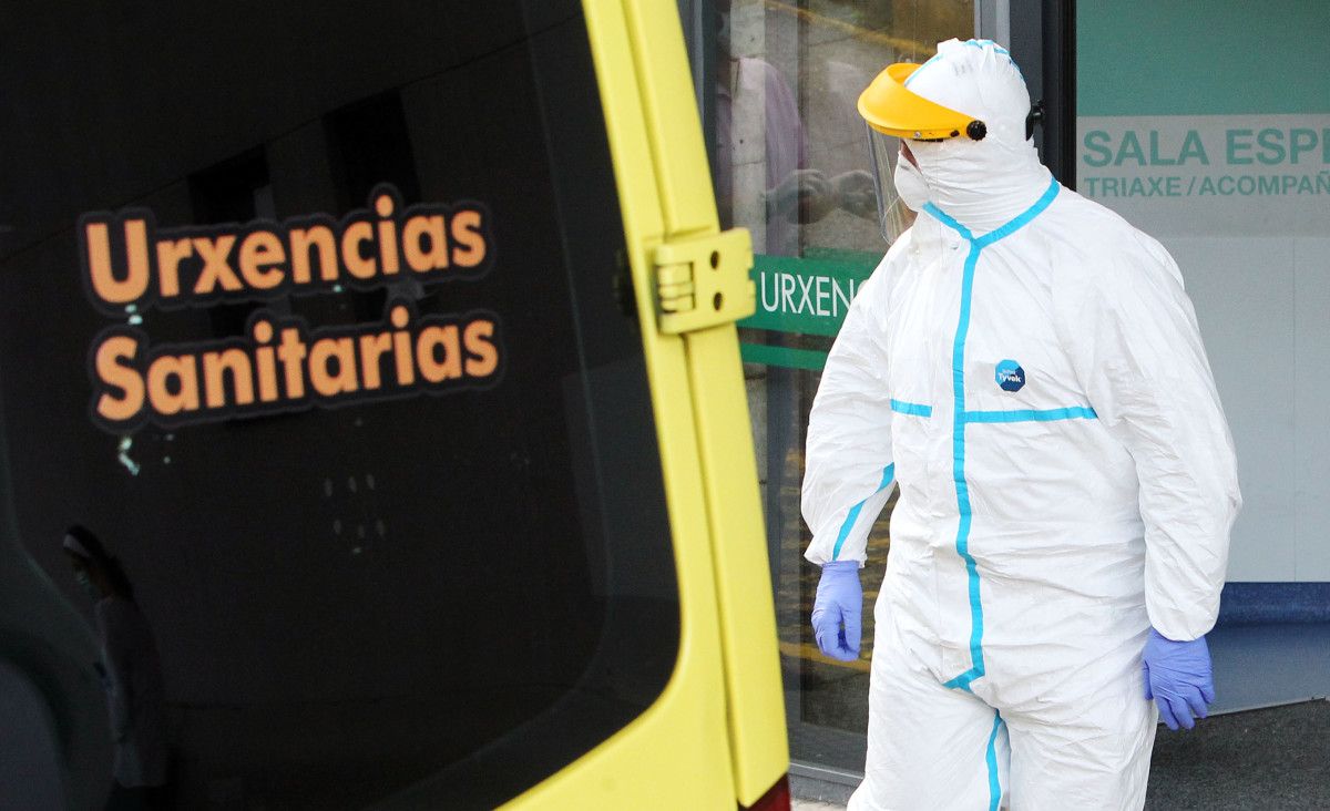 Servizo de Urxencias do Hospital Montecelo durante la crisis sanitaria do coronavirus