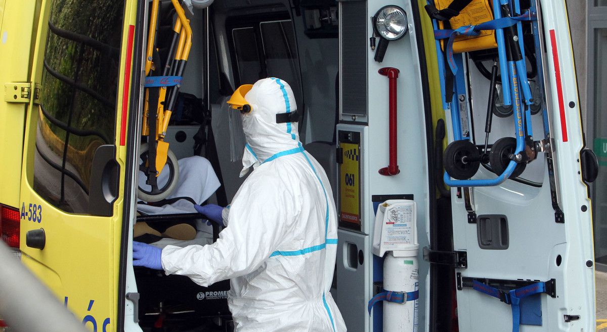 Servizo de Urxencias do Hospital Montecelo durante la crisis sanitaria do coronavirus