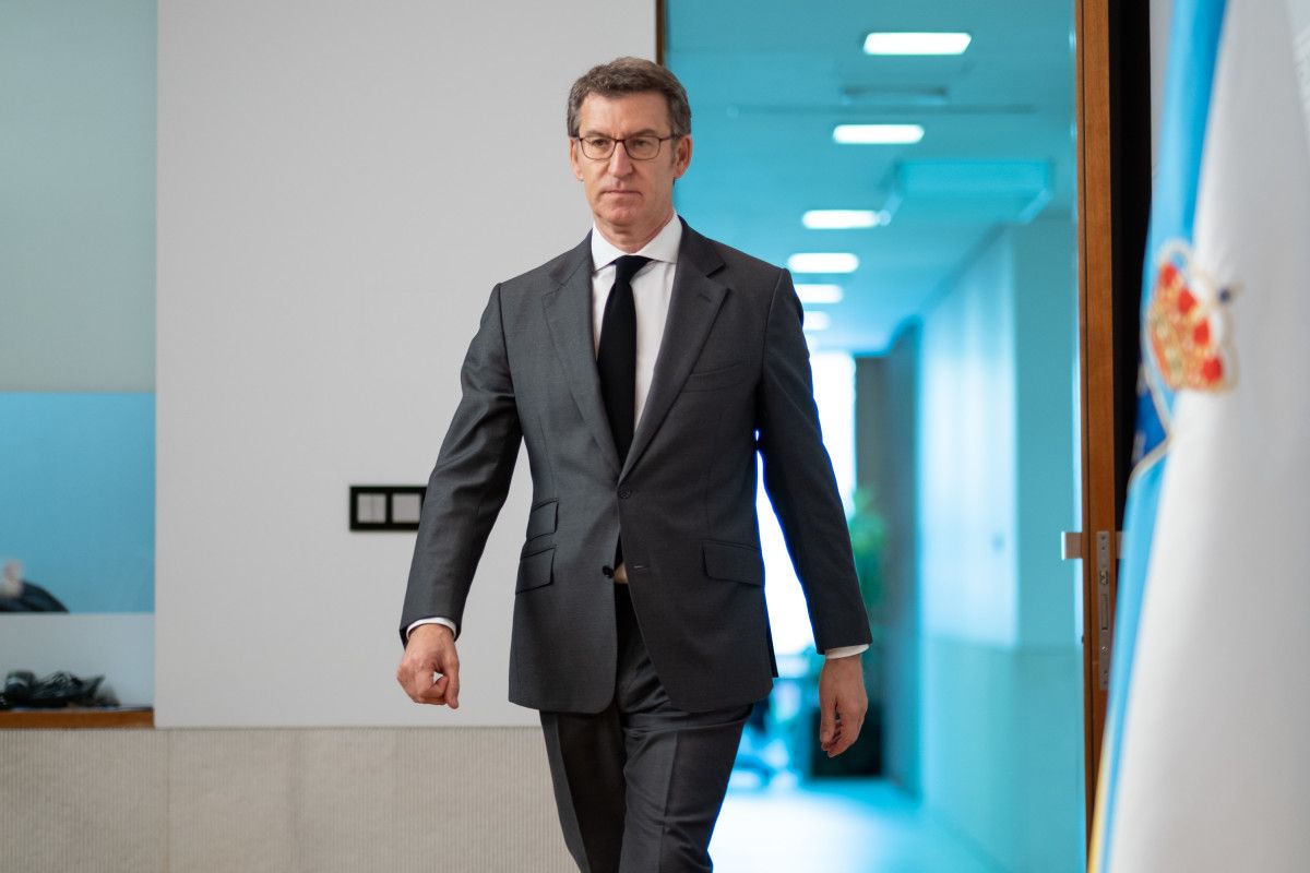 Alberto Núñez Feijóo, presidente de la Xunta de Galicia