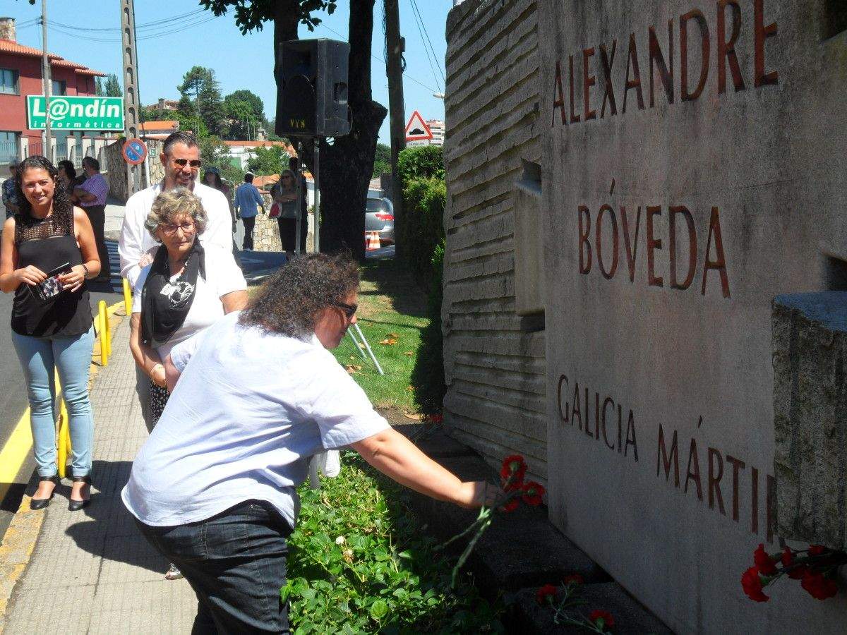 Homenaje a Alexandre Bóveda por el Día da Galiza Mártir