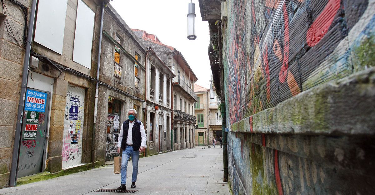 Edificio que se vai a rehabilitar na rúa Isabel II