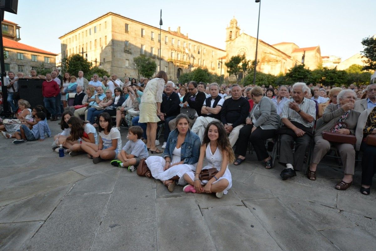 Público novo e veterano en actos das Festas da Peregrina