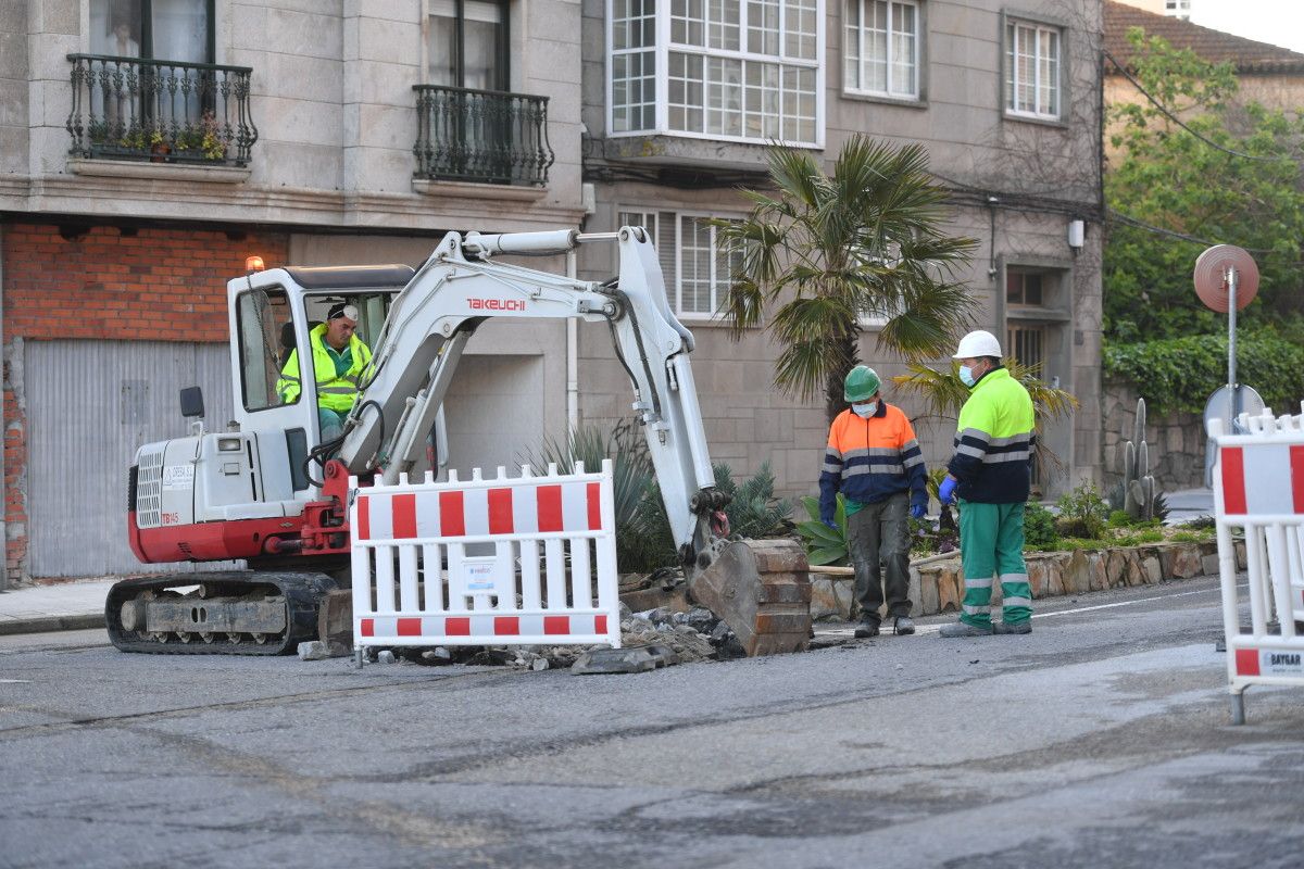 Obras na rúa