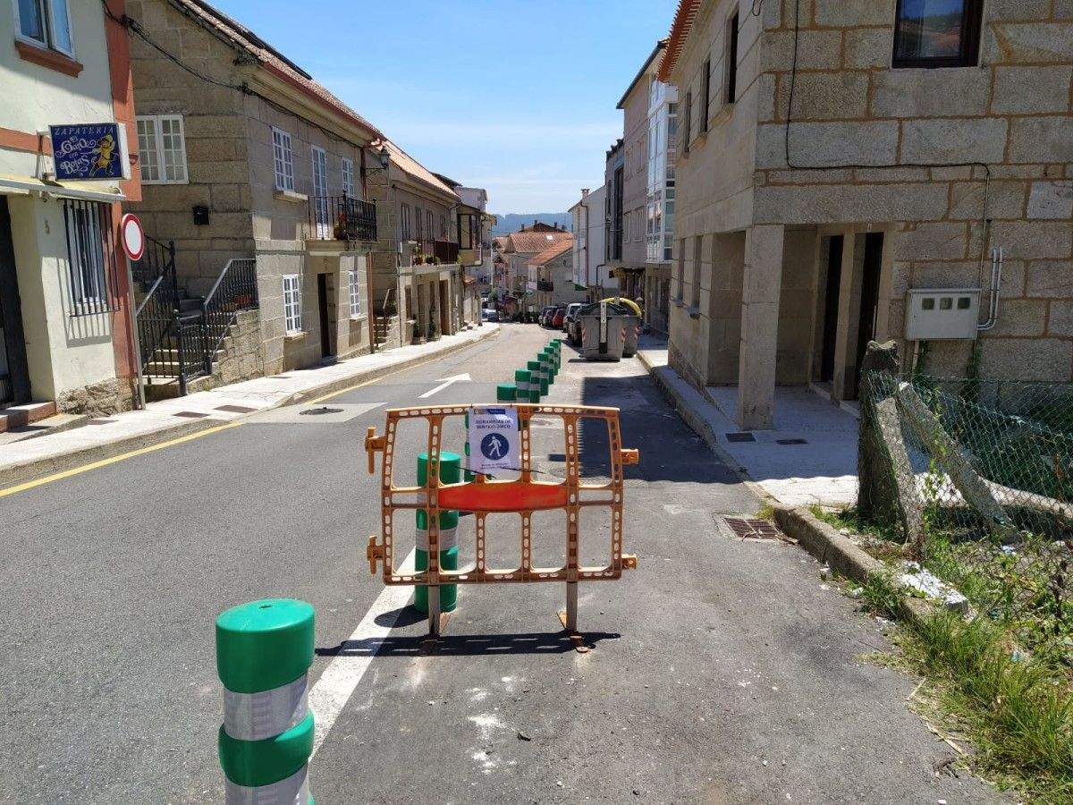 Regulación do tránsito peonil en Combarro