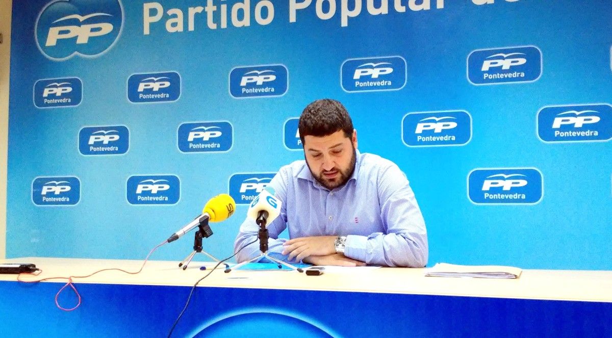 O concelleiro do Partido Popular, César Abal