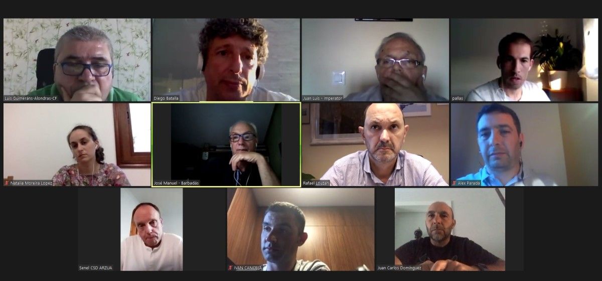Reunión telemática da Comisión Delegada da Real Federación Galega de Fútbol para dar por finalizadas as ligas galegas