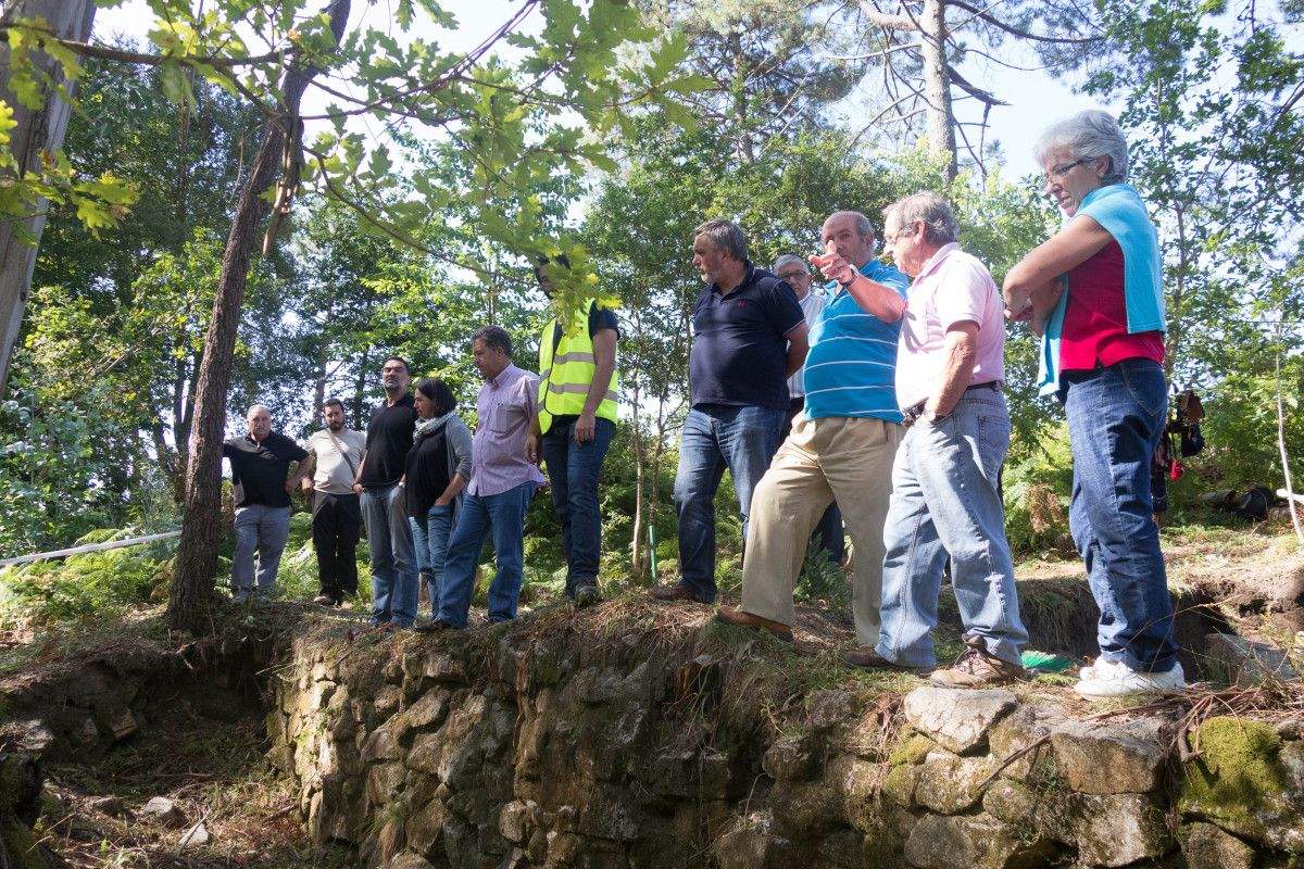 Inicio de los trabajos de recuperación del Castro das Croas