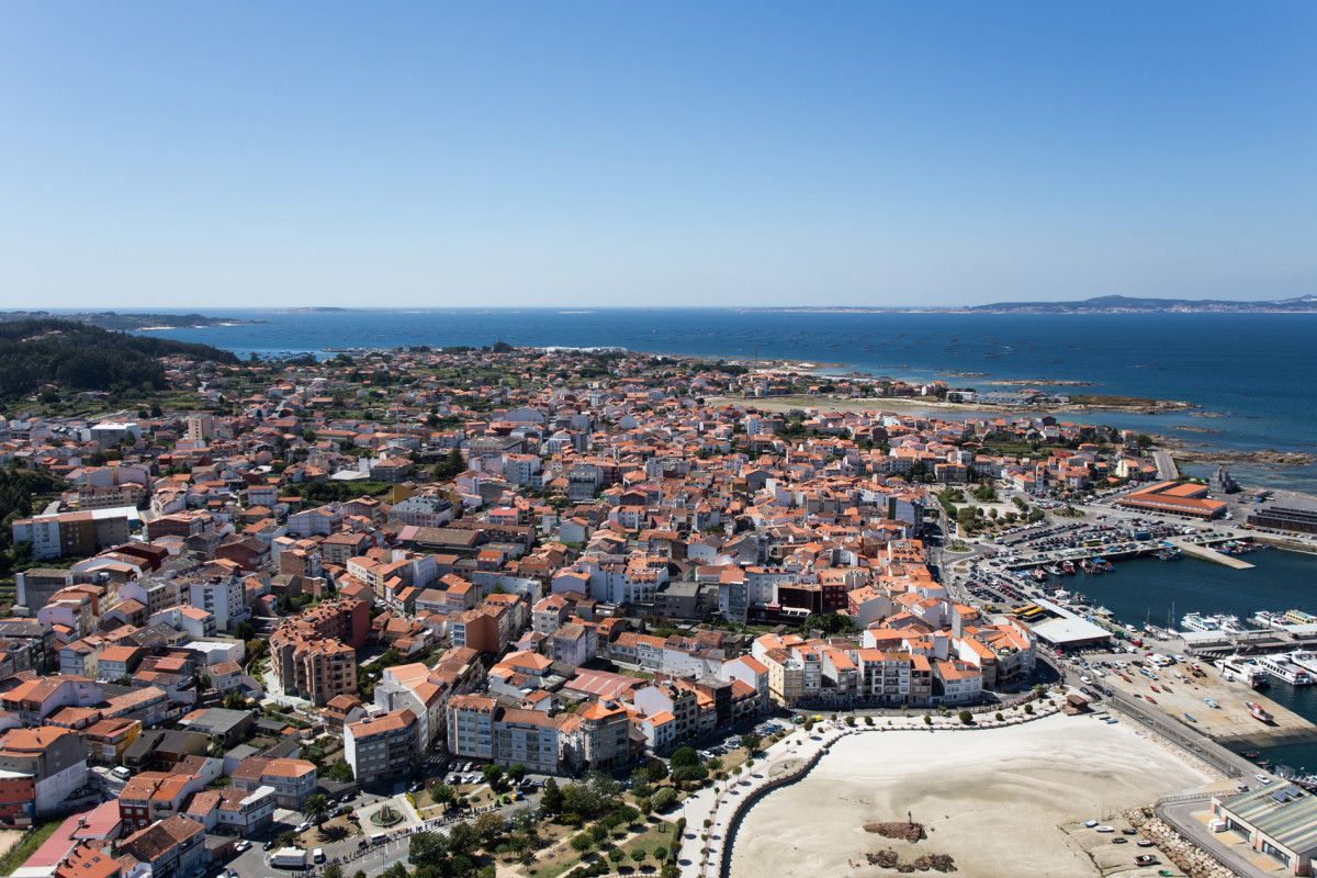 Vista aérea de O Grove