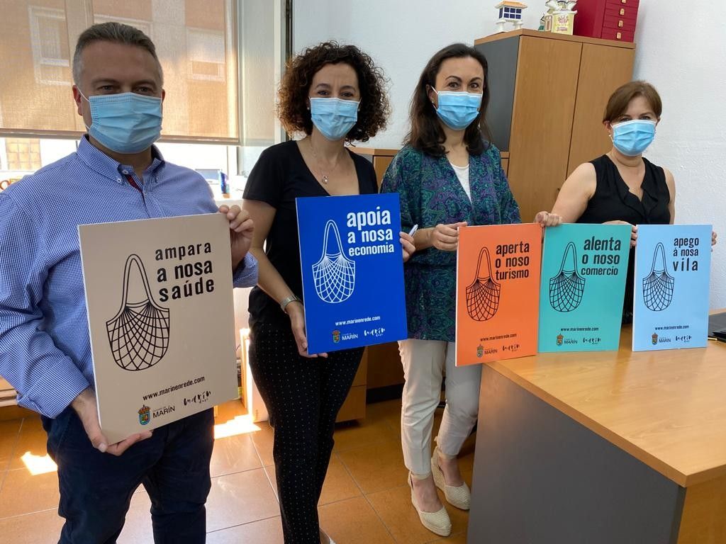Presentación de la campaña Apego a nosa vila, del Concello de Marín
