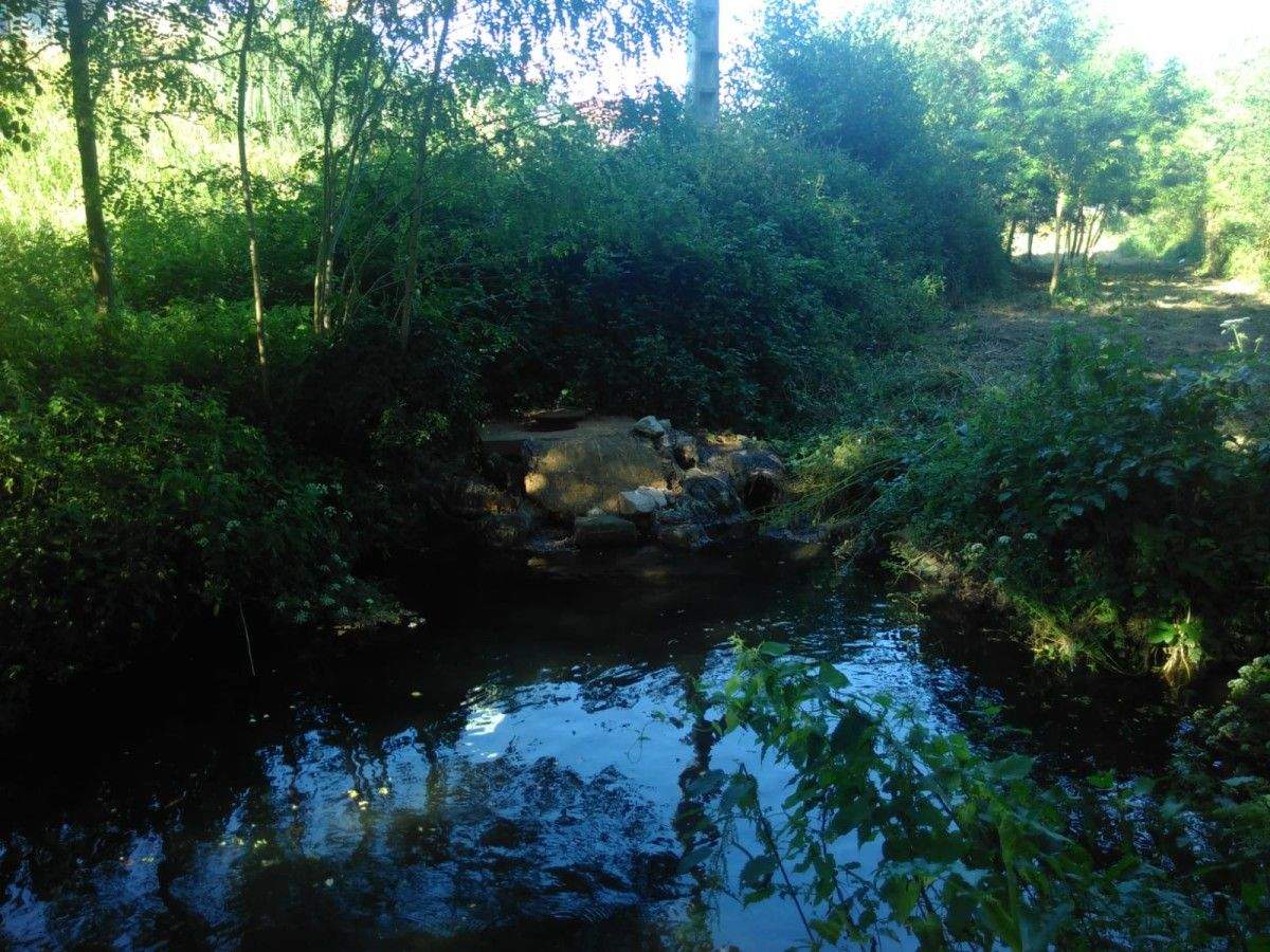 Lugar da vertedura no río dos Gafos