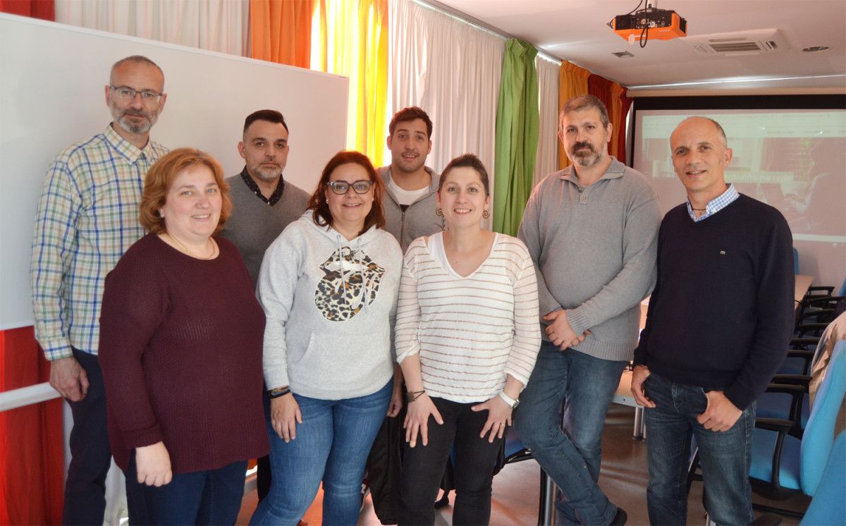 Participantes en la iniciativa "Sentidiño na rede"
