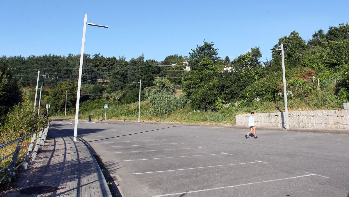Zona de la que partirá el nuevo acceso a Monte Porreiro