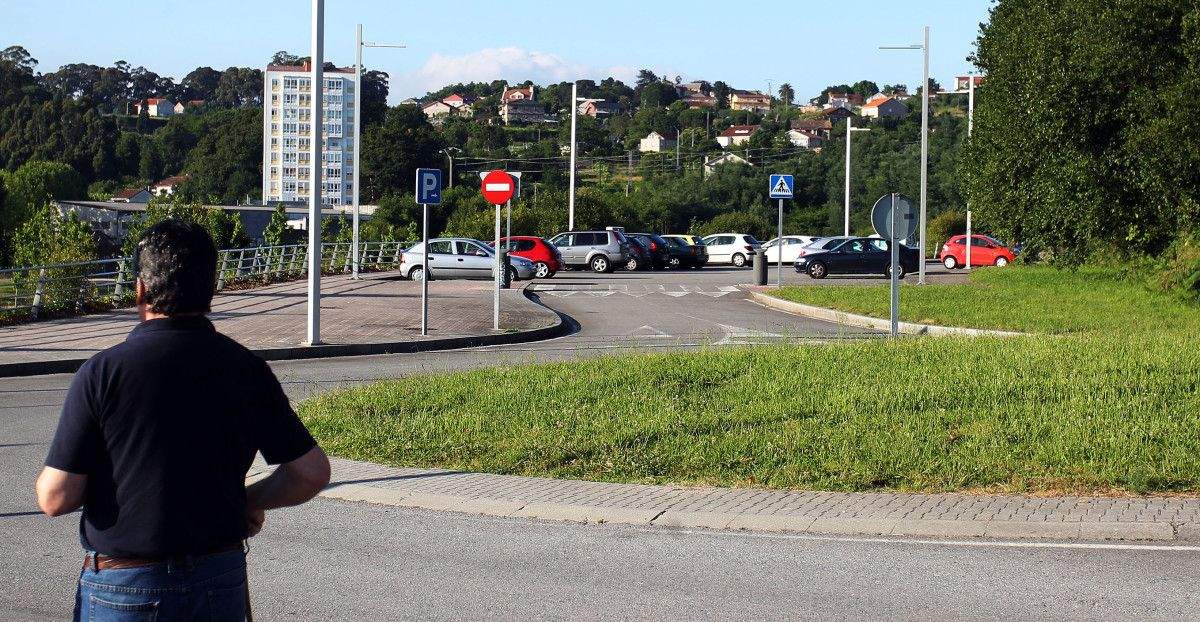 Zona da que partirá o novo acceso a Monte Porreiro