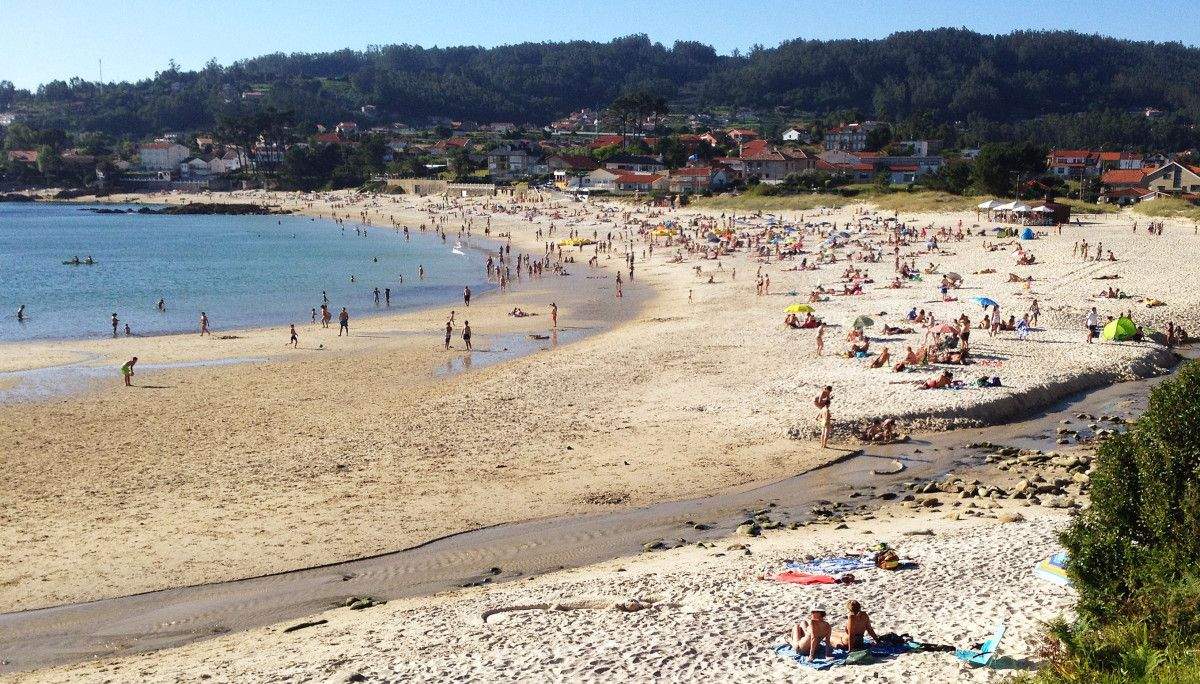 Playa de Areas, en Sanxenxo