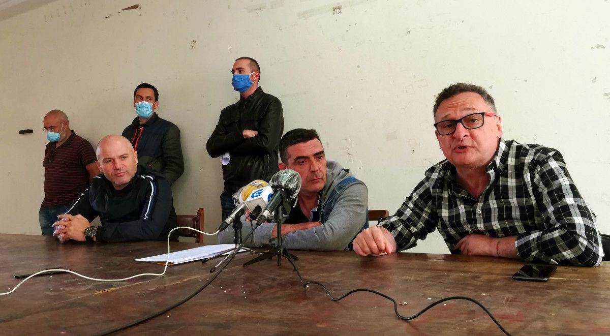 Rueda de prensa de representantes de la Policía Local de Sanxenxo