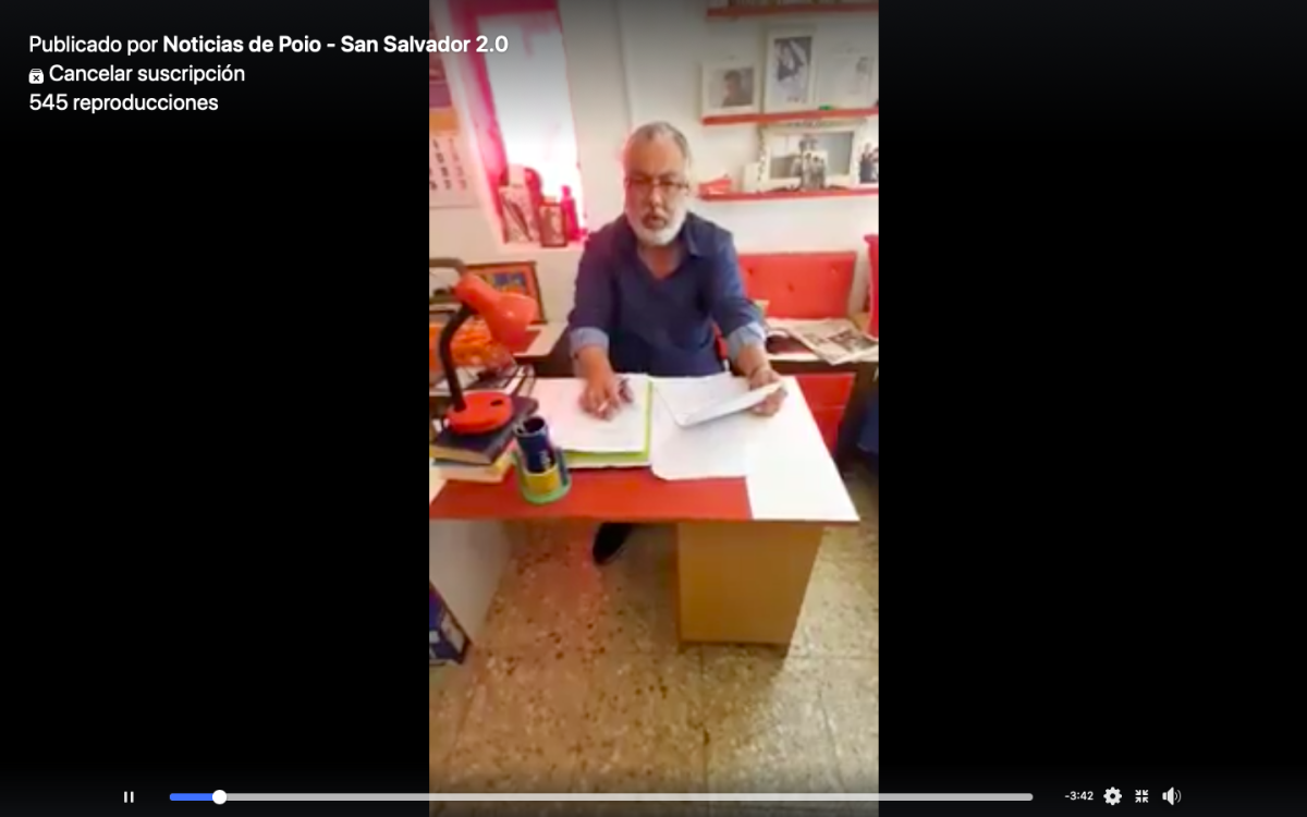Comunicado do pastor do Vao