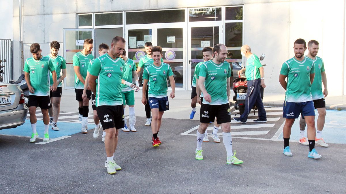 Primer entrenamiento del Leis para preparar el play-off de ascenso a Segunda