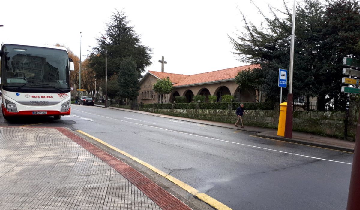 Rúa San Roque, en Pontevedra