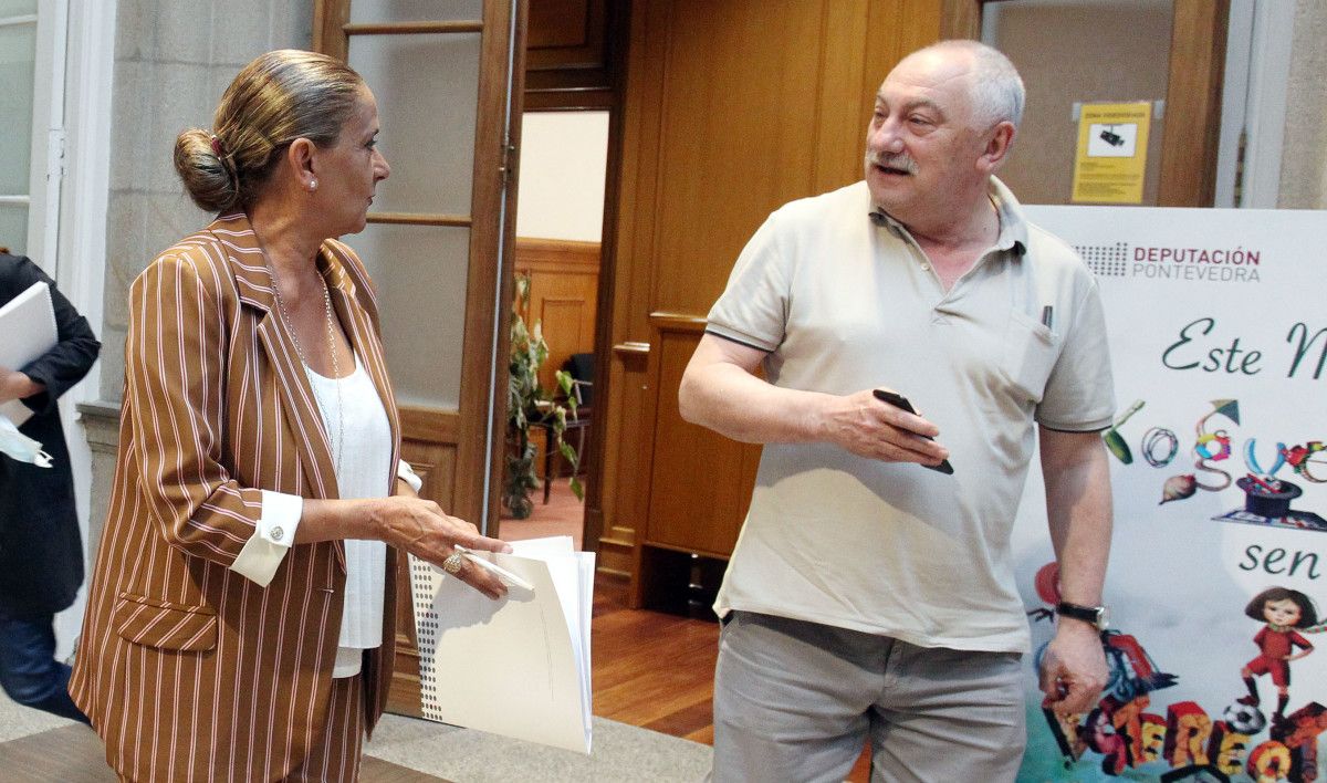 Carmela Silva e César Mosquera