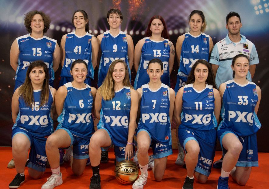 Equipo feminino do Marín Peixe Galego