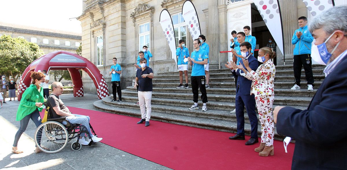 Homenaje al Cisne en la Deputación por su ascenso a la Liga Asobal