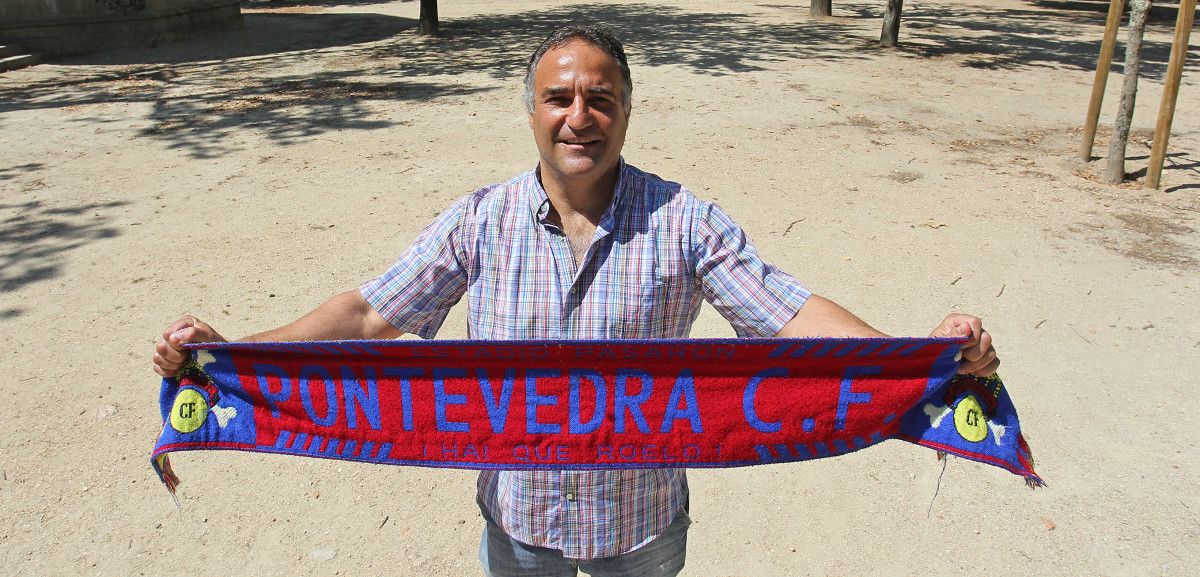 Pablo Vázquez, ex-xogador do Pontevedra CF