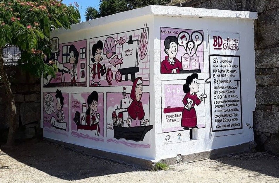 Mural de Polo Correo do Vento